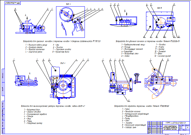 Анализ существующих конструкций устройство для срезания изношенный тормозных накладок