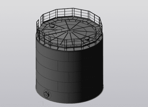 3D-Медель резервуара