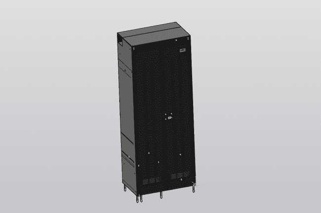 Чертеж 3Д-модель шкафа 