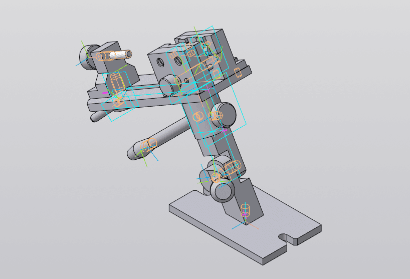 3Д-модель держателя для заточки свёрл