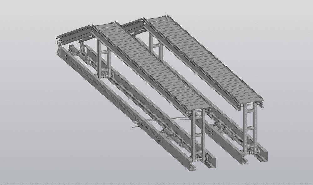 3D-модель подъёмной эстакады